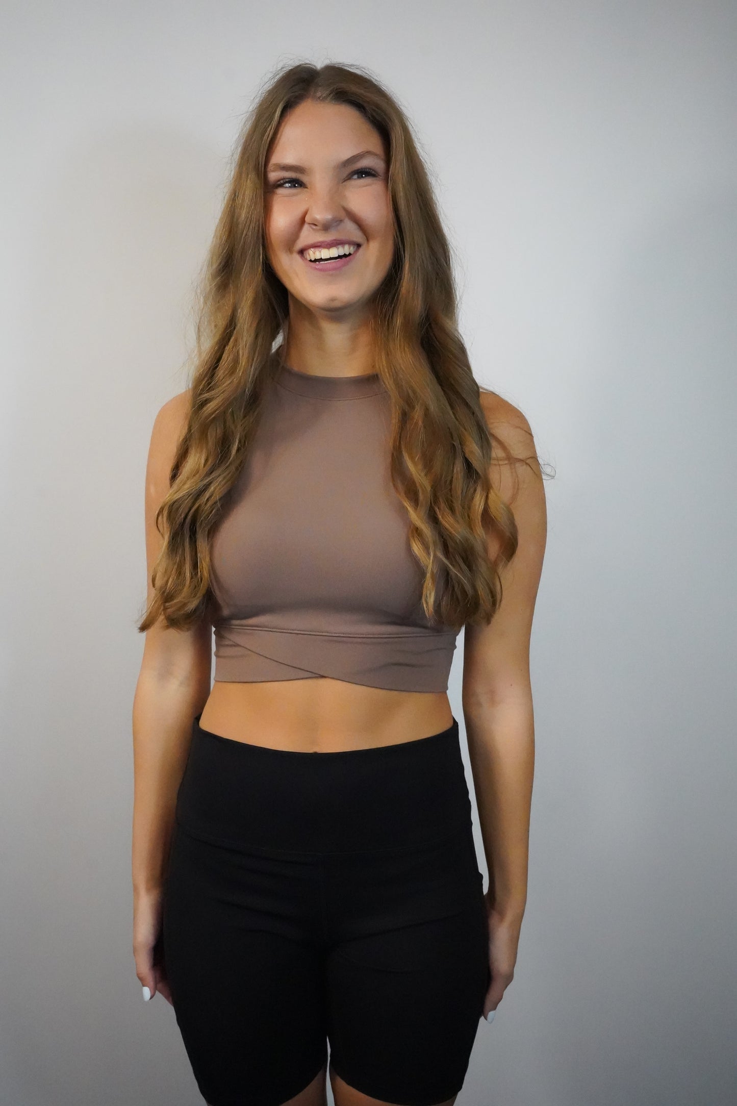 Black Biker Shorts with pocket