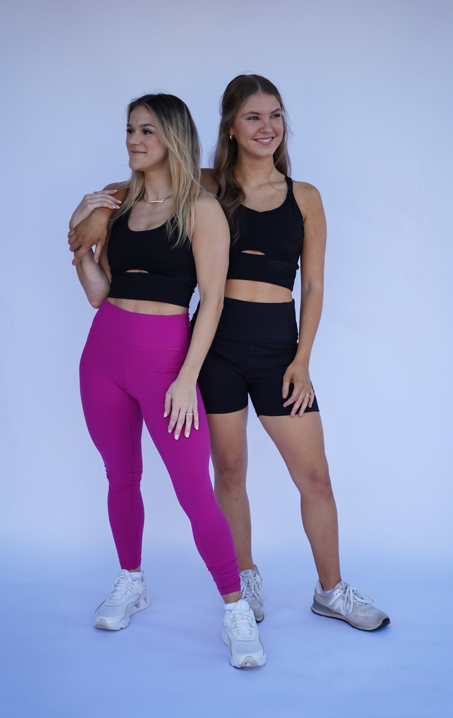 Raspberry Basic Full Length Leggings