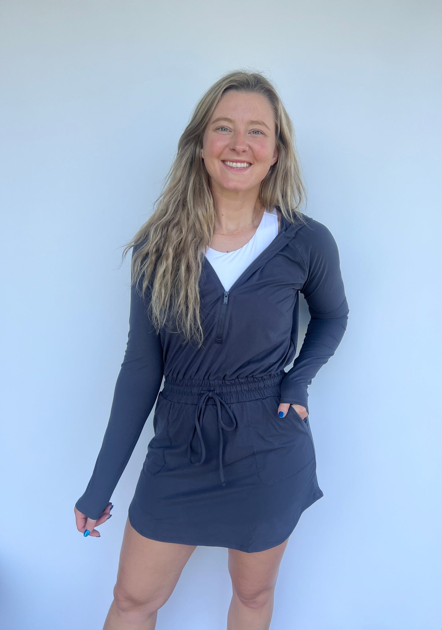 Two-in-One Long Sleeve Hooded Romper