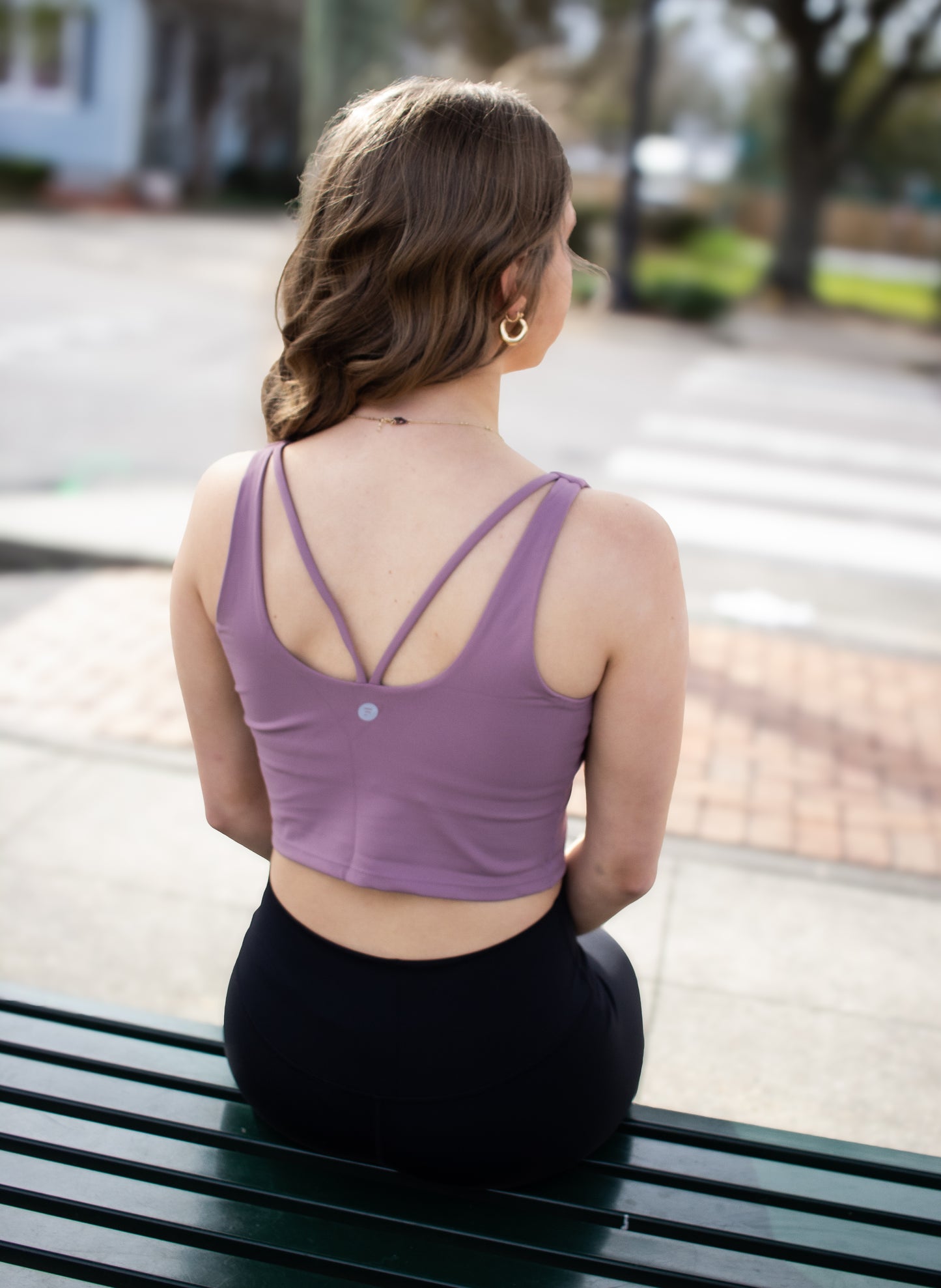 Taupe Pink Active Top
