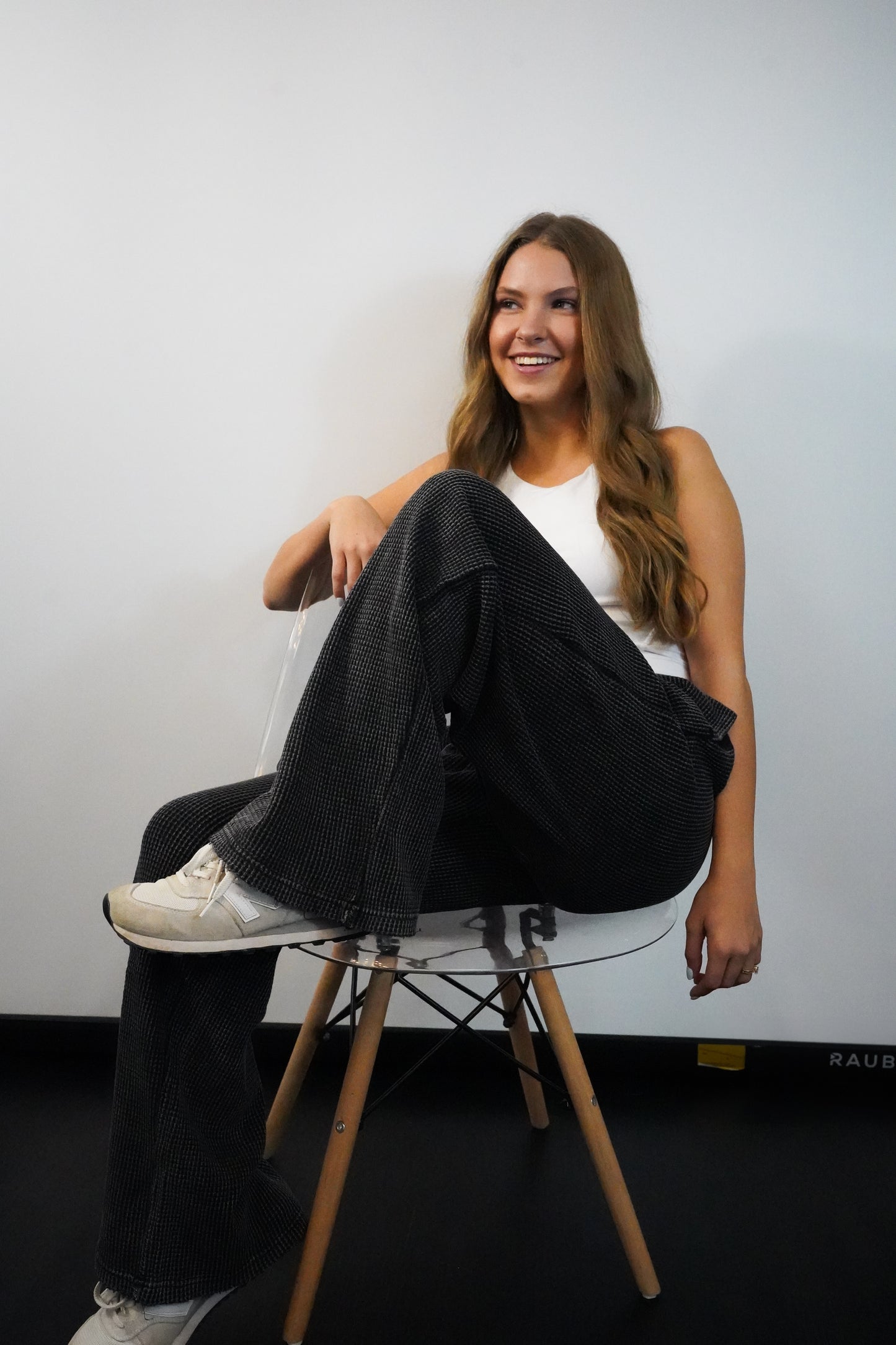 Black Mineral-Washed Sweatpants