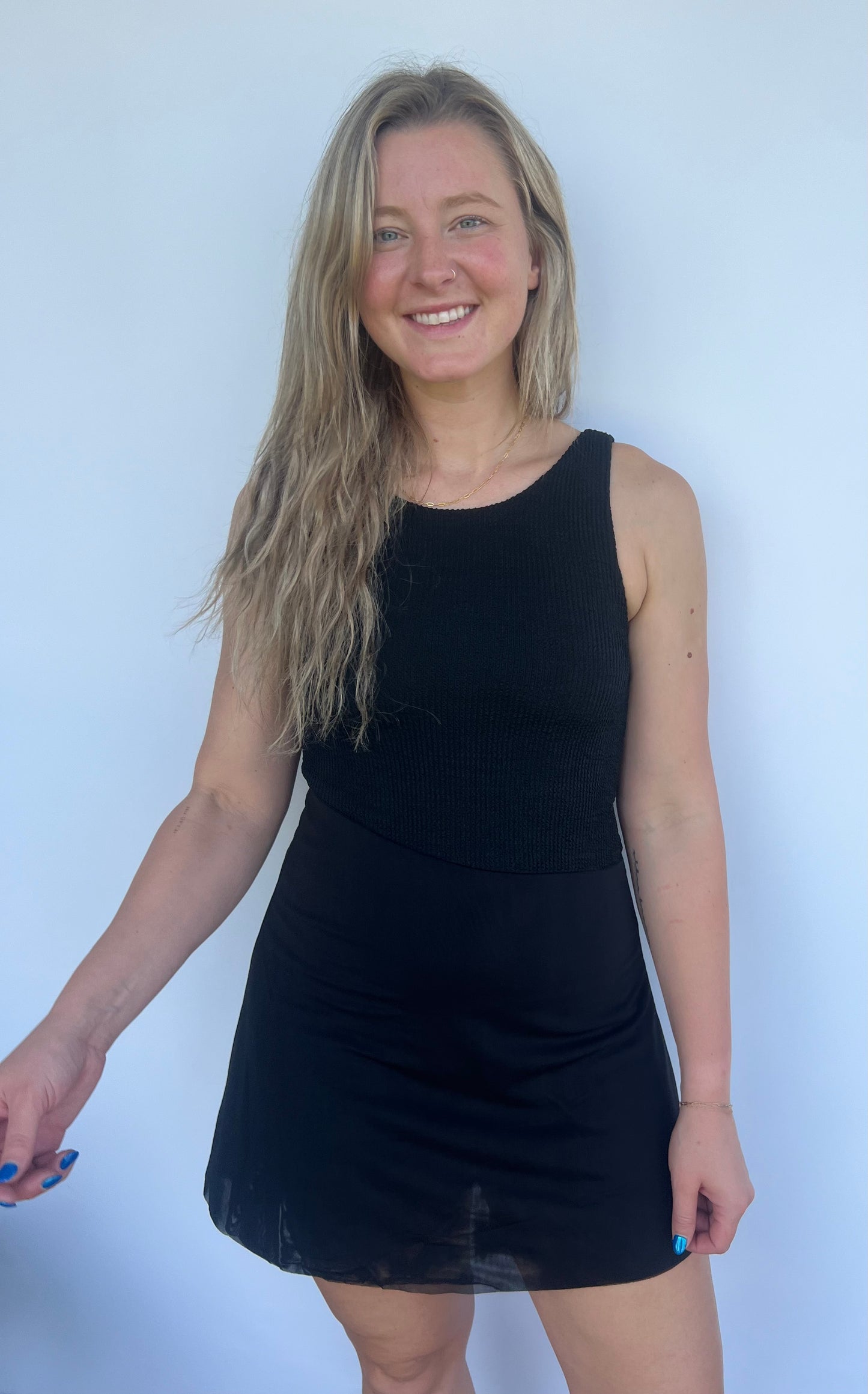 Black Active Mini Dress