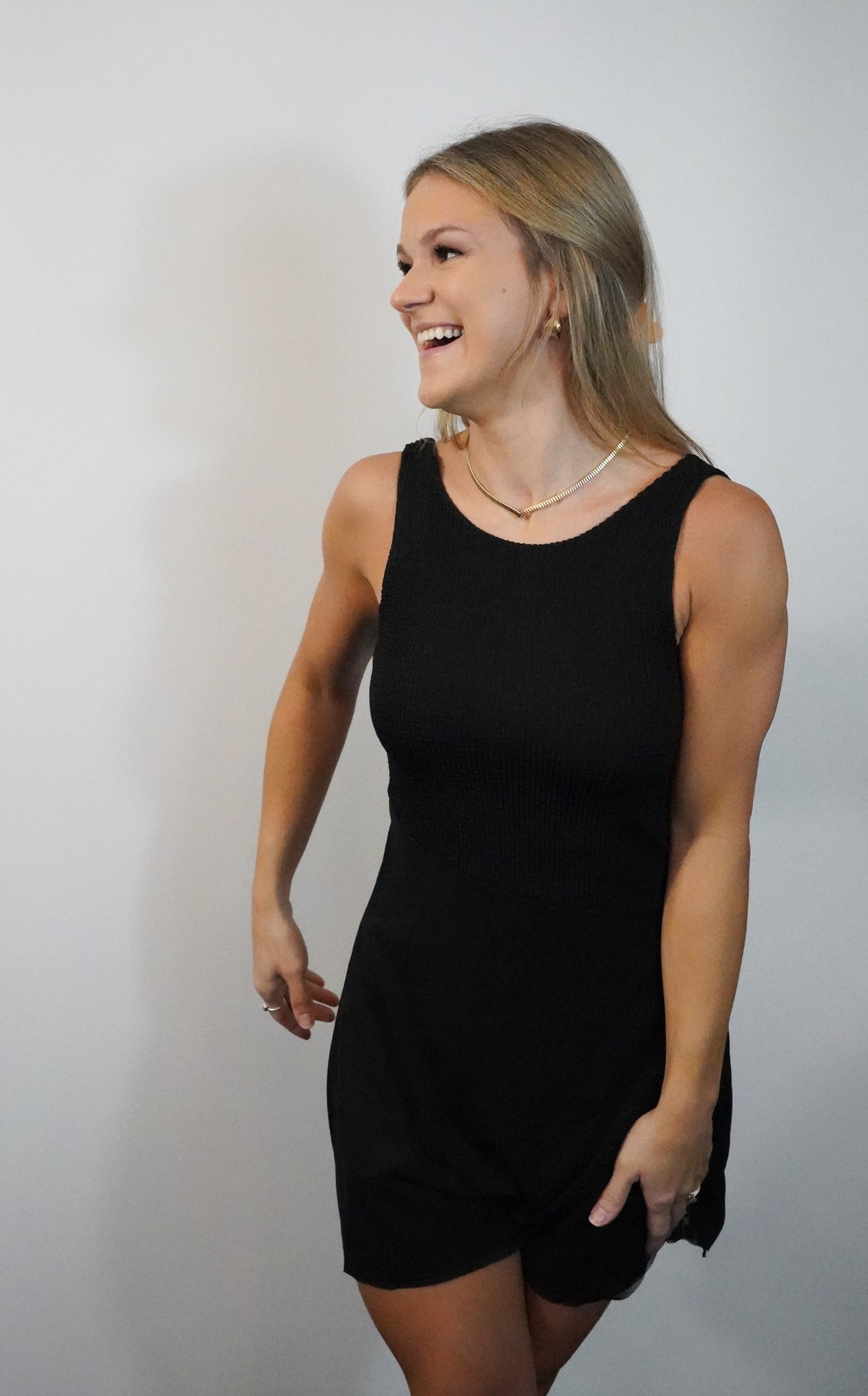 Black Active Mini Dress