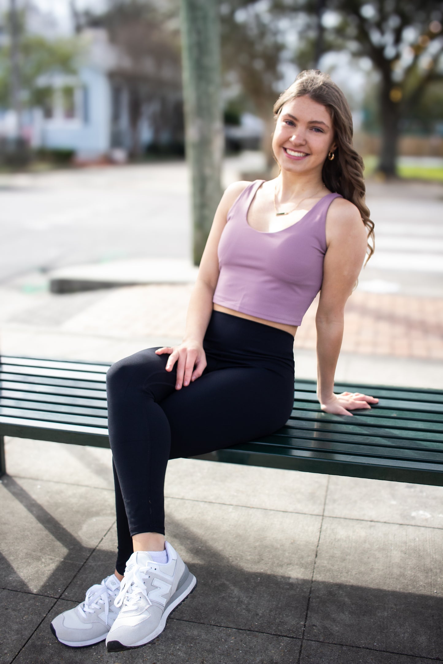 Taupe Pink Active Top