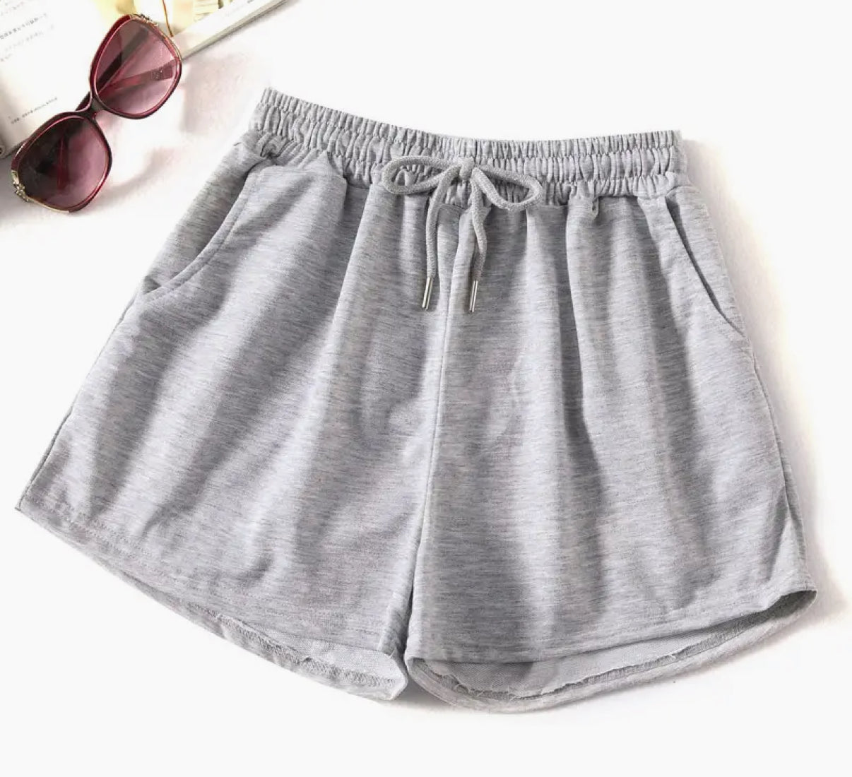 Grey Athleisure Sweat Short